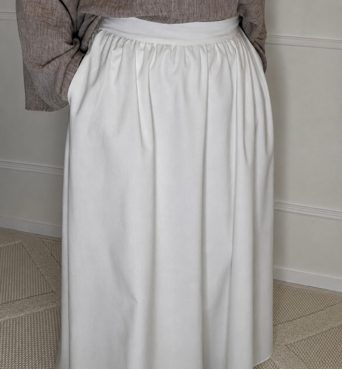 JUPE JASMEEN | BLANC