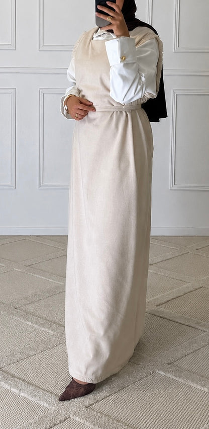 ROBE EN LIN SANS MANCHES