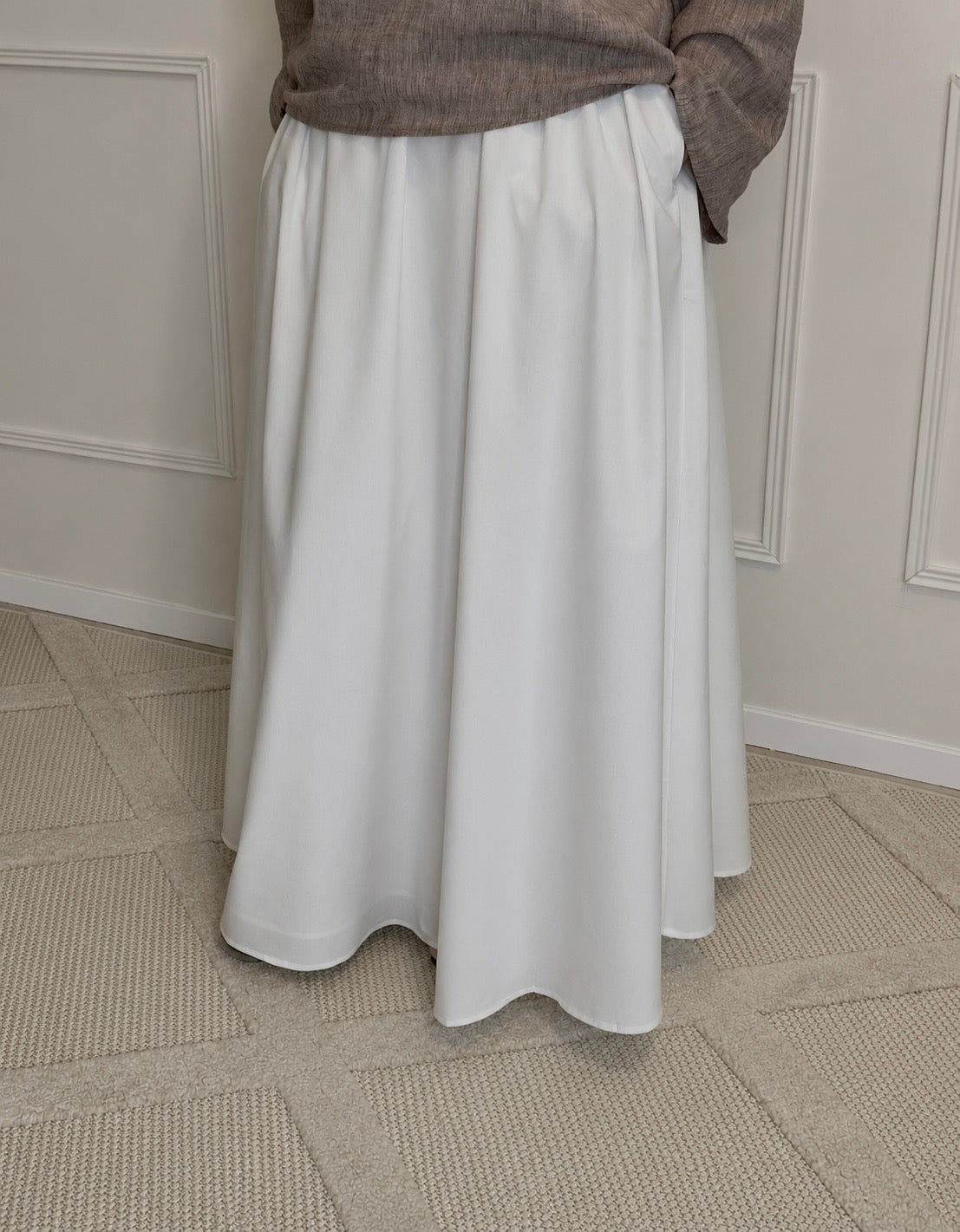 JUPE JASMEEN | BLANC