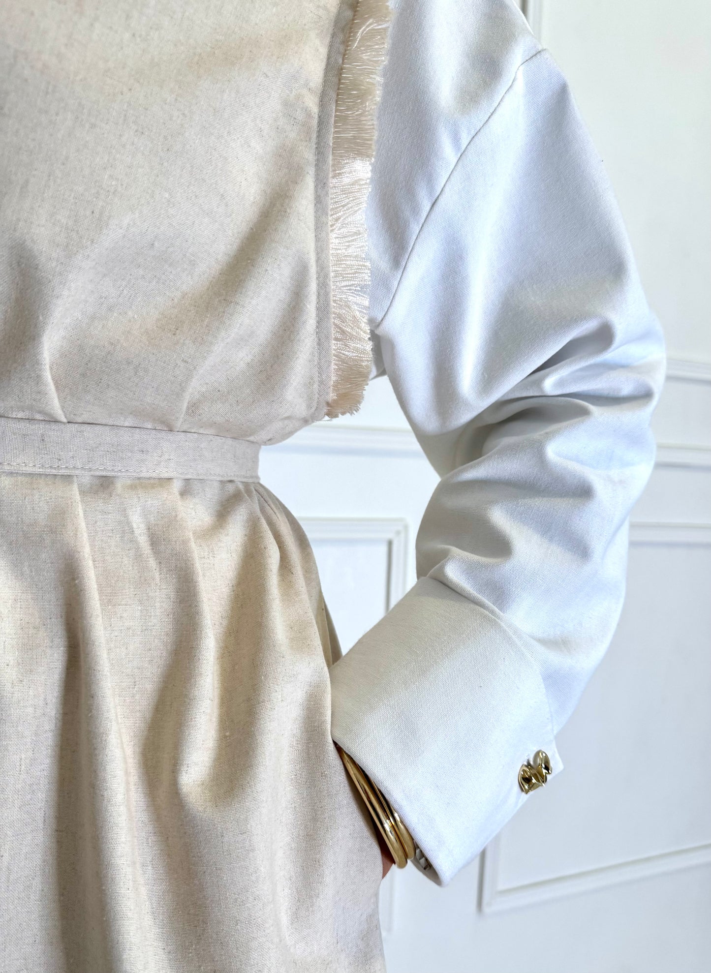 ROBE EN LIN SANS MANCHES