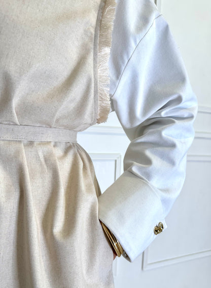 ROBE EN LIN SANS MANCHES