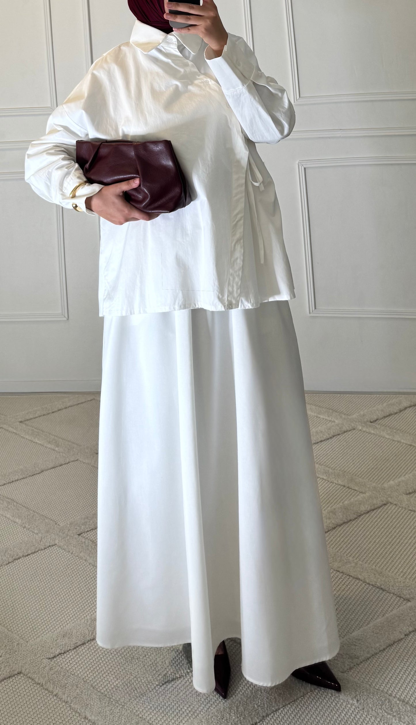 CHEMISE  CROISÉE | BLANC
