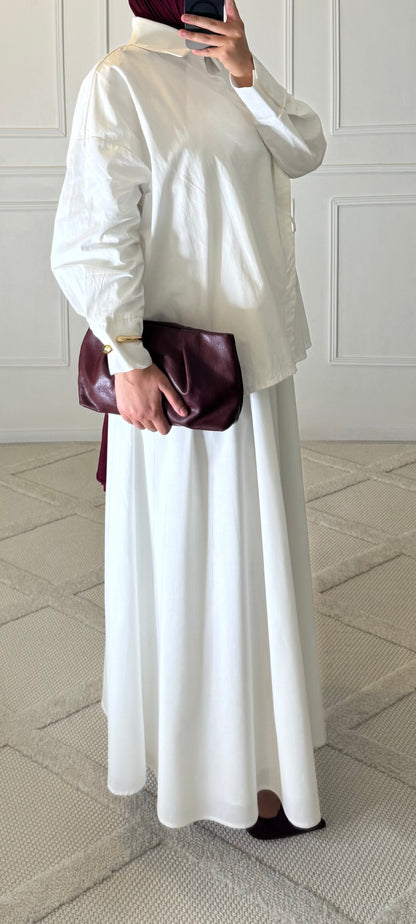CHEMISE  CROISÉE | BLANC