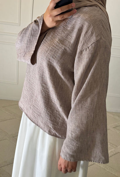 TOP  MAHIYA | ROSE POUDRÉ