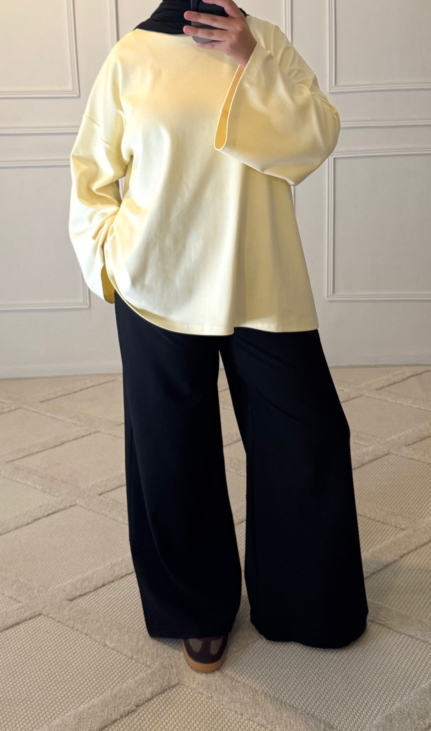 T-SHIRT OVERSIZE BASIC | JAUNE